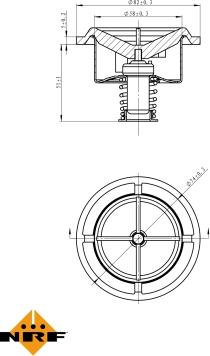 NRF 725017 - Termostat,lichid racire parts5.com