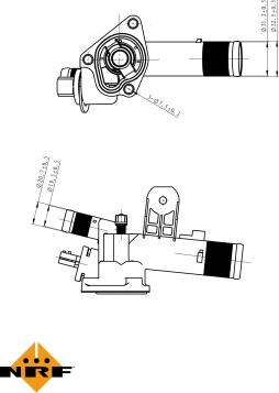 NRF 725082 - Termostaatti, jäähdytysneste parts5.com