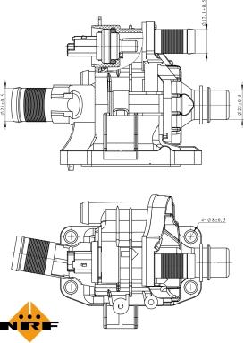 NRF 725039 - Thermostat, coolant parts5.com