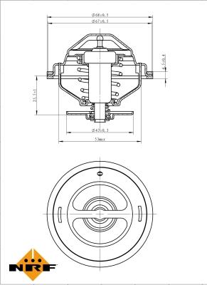 NRF 725194 - Termostat, hladilno sredstvo parts5.com