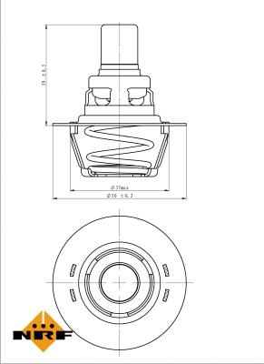 NRF 725141 - Θερμοστάτης, ψυκτικό υγρό parts5.com