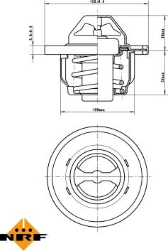 NRF 725150 - Termostat chladenia parts5.com