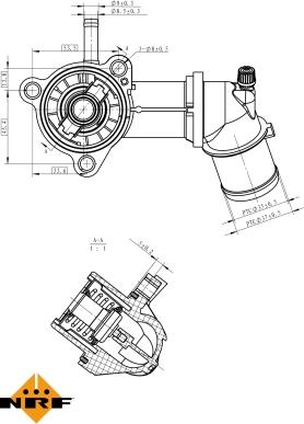 NRF 725164 - Termostat,lichid racire parts5.com