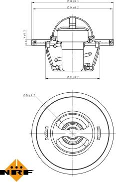 NRF 725104 - Termometar, rashladno sredstvo parts5.com