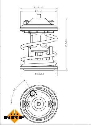 NRF 725219 - Θερμοστάτης, ψυκτικό υγρό parts5.com