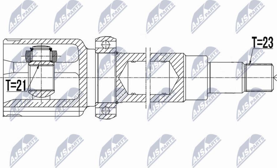 NTY NPW-FR-099 - Joint Kit, drive shaft parts5.com