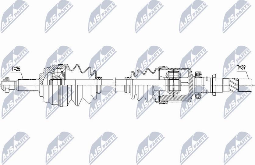 NTY NPW-RE-101 - Wał napędowy parts5.com