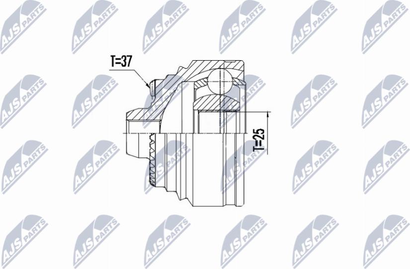 NTY NPZ-BM-027 - Set articulatie, planetara parts5.com