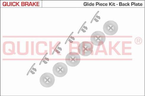 OJD Quick Brake 6858K - Accessory Kit, brake shoes parts5.com