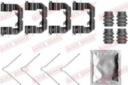 OJD Quick Brake 109-0089 - Komplet pribora, obloga disk kočnica parts5.com