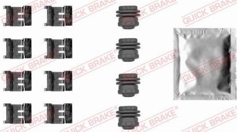 OJD Quick Brake 109-0083 - Set accesorii, placute frana parts5.com