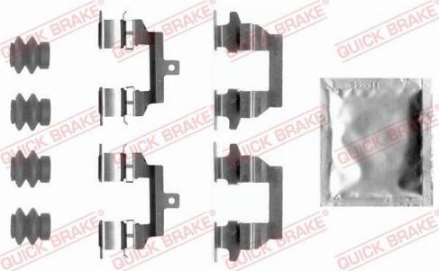 OJD Quick Brake 109-0026 - Accessory Kit for disc brake Pads parts5.com