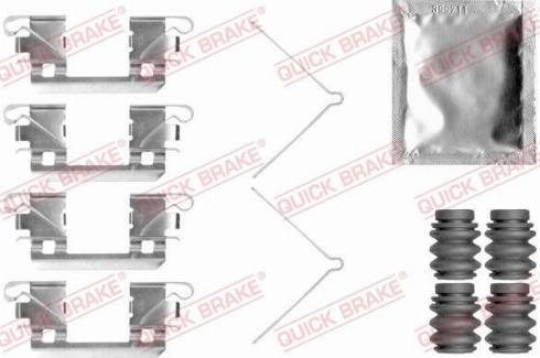 OJD Quick Brake 109-0113 - Комплект принадлежности, дискови накладки parts5.com