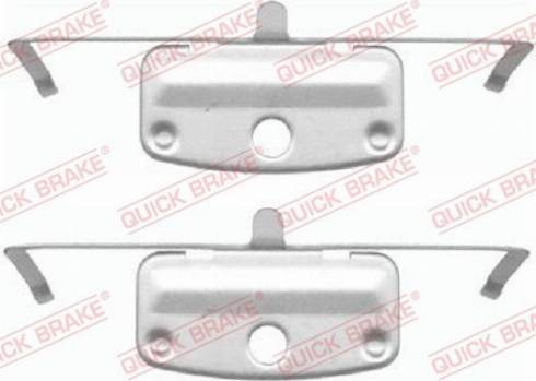 OJD Quick Brake 1091644 - Kit de accesorios, pastillas de frenos parts5.com