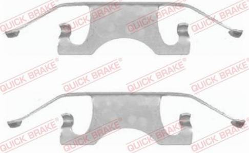 OJD Quick Brake 1091640 - Aksesuar seti, diskli fren balatası parts5.com