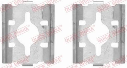 OJD Quick Brake 1091600 - Aksesuar seti, diskli fren balatası parts5.com