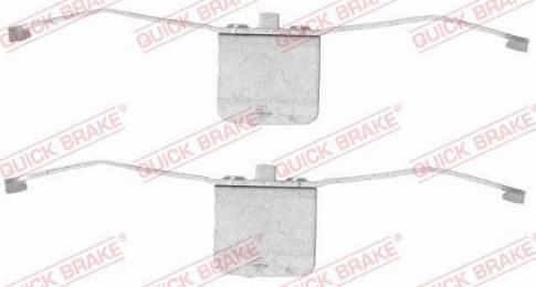 OJD Quick Brake 1091639 - Tartozékkészlet, tárcsafékbetét parts5.com