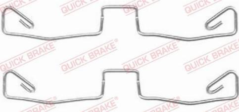 OJD Quick Brake 1091633 - Set accesorii, placute frana parts5.com