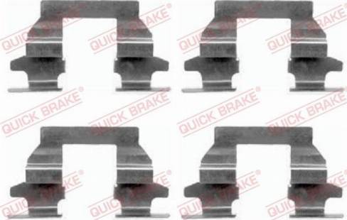 OJD Quick Brake 1091625 - Zubehörsatz, Scheibenbremsbelag parts5.com