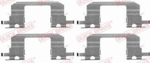 OJD Quick Brake 1091672 - Kit de accesorios, pastillas de frenos parts5.com