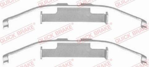 OJD Quick Brake 1091097 - Set accesorii, placute frana parts5.com