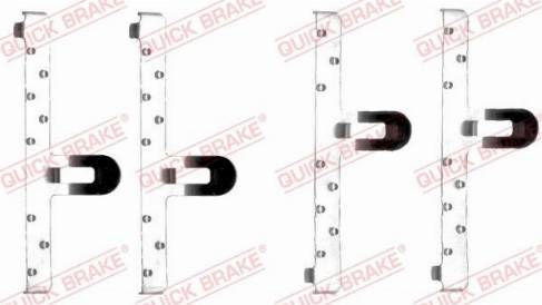 OJD Quick Brake 1091048 - Set accesorii, placute frana parts5.com