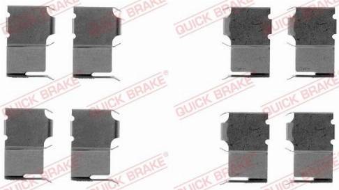 OJD Quick Brake 1091063 - Set accesorii, placute frana parts5.com