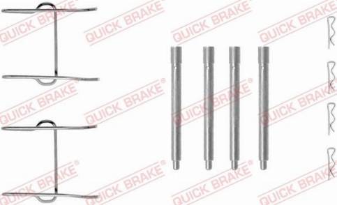 OJD Quick Brake 1091149 - Set accesorii, placute frana parts5.com