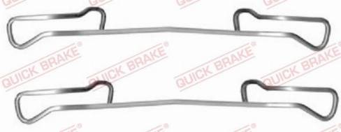 OJD Quick Brake 1091150 - Set accesorii, placute frana parts5.com