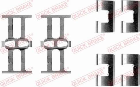 OJD Quick Brake 1091118 - Комплект принадлежности, дискови накладки parts5.com