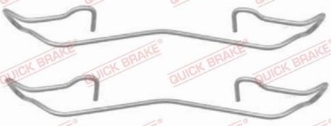 OJD Quick Brake 1091187 - Комплект принадлежности, дискови накладки parts5.com