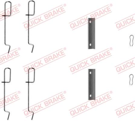 OJD Quick Brake 1091125 - Set accesorii, placute frana parts5.com