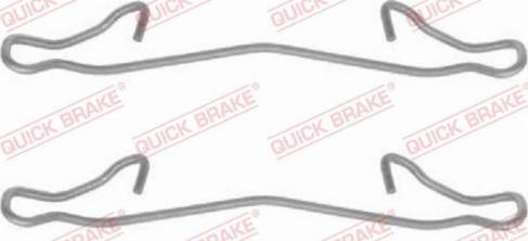 OJD Quick Brake 1091121 - Set accesorii, placute frana parts5.com