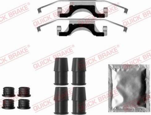 OJD Quick Brake 1091843 - Aksesuar seti, diskli fren balatası parts5.com