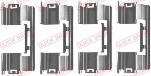 OJD Quick Brake 109-1813 - Set accesorii, placute frana parts5.com