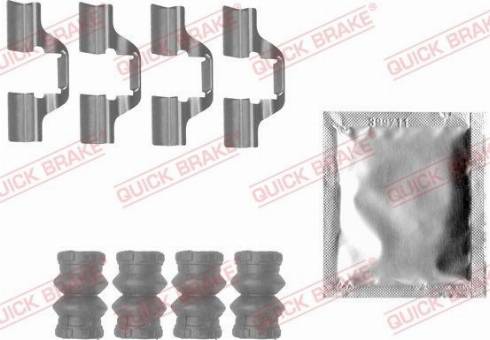 OJD Quick Brake 1091827 - Σετ βοηθ. εξαρτημάτων, τακάκια φρένων parts5.com