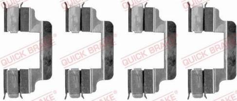 OJD Quick Brake 1091230 - Tarvikesarja, jarrupala parts5.com