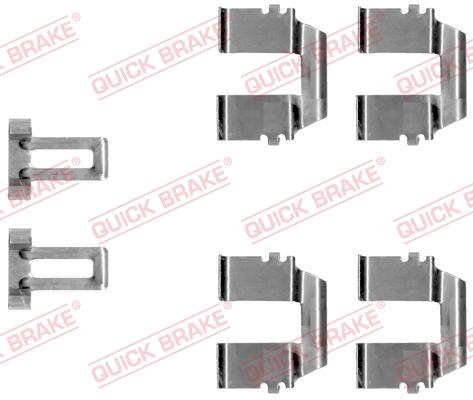 OJD Quick Brake 109-1233 - Kit de accesorios, pastillas de frenos parts5.com