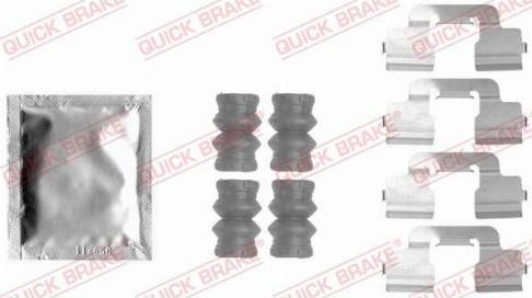 OJD Quick Brake 1091797 - Set accesorii, placute frana parts5.com