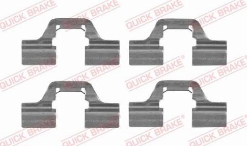 OJD Quick Brake 109-1749 - Σετ βοηθ. εξαρτημάτων, τακάκια φρένων parts5.com