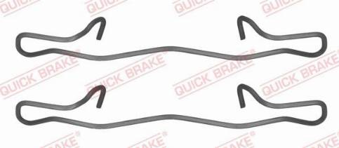 OJD Quick Brake 1091755 - Zestaw akcesoriów, klocki hamulcowe parts5.com