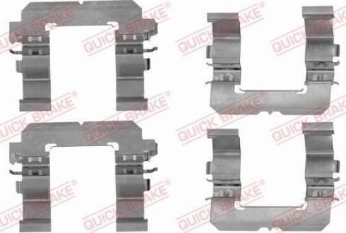 OJD Quick Brake 109-1756 - Комплект принадлежности, дискови накладки parts5.com