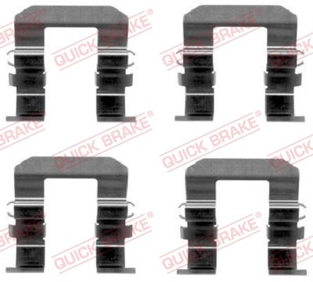 OJD Quick Brake 1091704 - Set accesorii, placute frana parts5.com