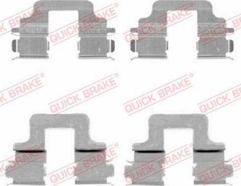 OJD Quick Brake 109-1731 - Zubehörsatz, Scheibenbremsbelag parts5.com