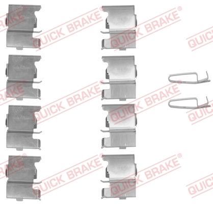 OJD Quick Brake 109-1775 - Set accesorii, placute frana parts5.com