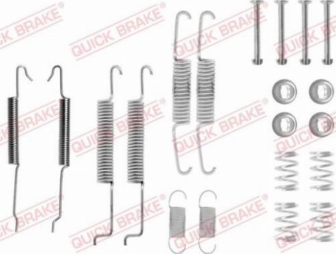 OJD Quick Brake 1050680 - Komplet pribora, kočne papuče parts5.com