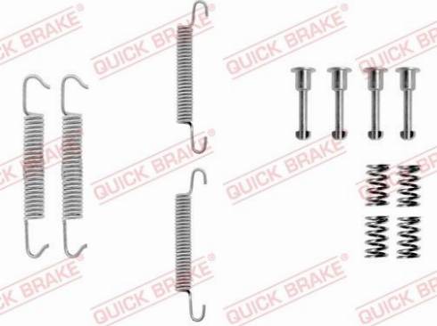 OJD Quick Brake 1050621 - Juego de accesorios, zapatas de freno de estacionamiento parts5.com