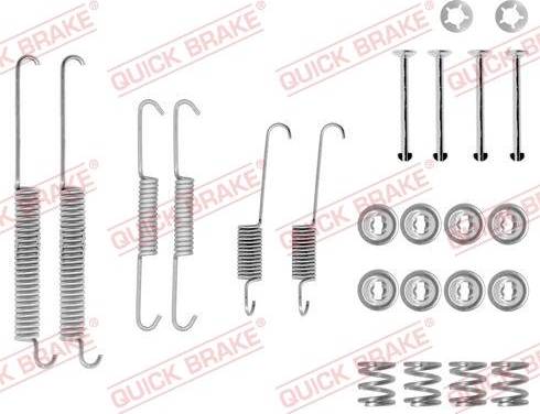 OJD Quick Brake 1050678 - Σετ βοηθ. εξαρτημάτων, σιαγόνες φρένου parts5.com