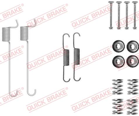 OJD Quick Brake 105-0848 - Zestaw akcesoriów, szczęki hamulcowe hamulca postojowego parts5.com