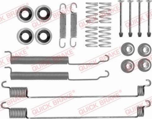 OJD Quick Brake 1050843 - Accessory Kit, brake shoes parts5.com